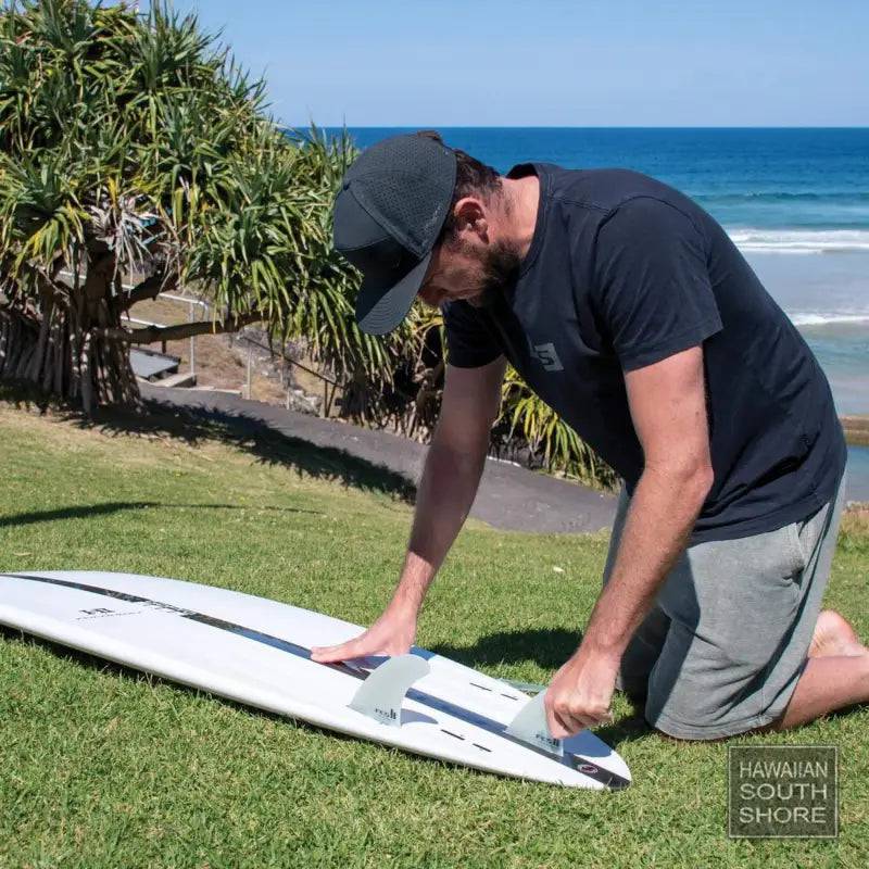 FCS II MID CARVER THRUSTER FIN SET XL Clear - SHOP SURF ACC. - [Surfboards Surf Shop and Clothing Boutique Honolulu]