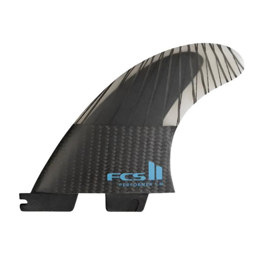 FCS II PERFORMER 3-Fin PC Carbon +AirCore Tranquil Blue - SHOP SURF ACC. - [Surfboards Surf Shop and Clothing Boutique Honolulu]