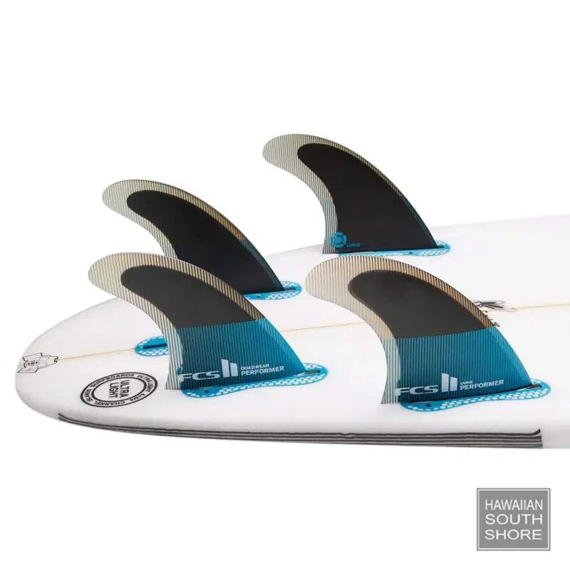 FCS II PERFORMER Fin Quad Rear PC Small-Large Performer Template Blue - SHOP SURF ACC. - [Surfboards Surf Shop and Clothing Boutique Honolulu]