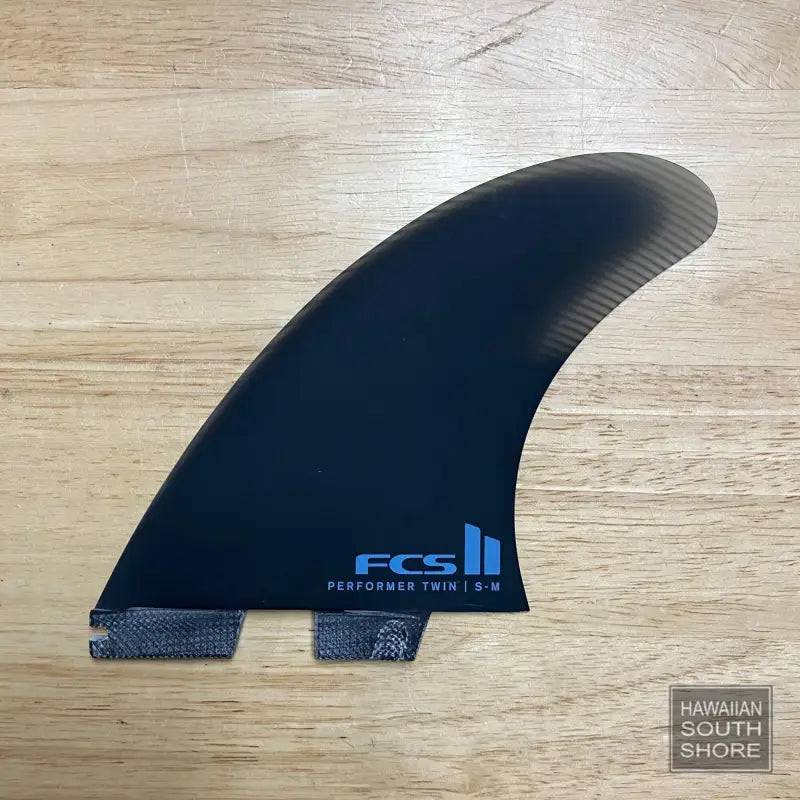 FCS II PERFORMER TWIN + 1 FIN SET S-M BLACK - SHOP SURF ACC. - [Surfboards Surf Shop and Clothing Boutique Honolulu]