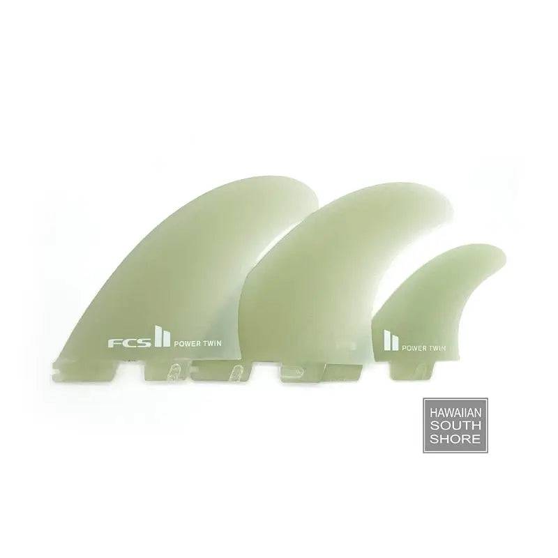 FCS II POWER Twin +1 Fin Performance Glass Power-Drive Template Clear Color - SHOP SURF ACC. - [Surfboards Surf Shop and Clothing Boutique Honolulu]