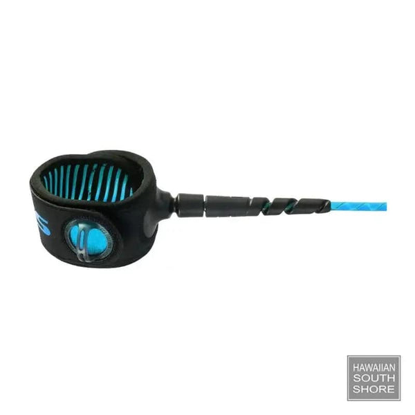 FCS Leash HELIX Freedom Comp (6&#39;) 5mm Blue Black - SHOP SURF ACC. - [Surfboards Surf Shop and Clothing Boutique Honolulu]