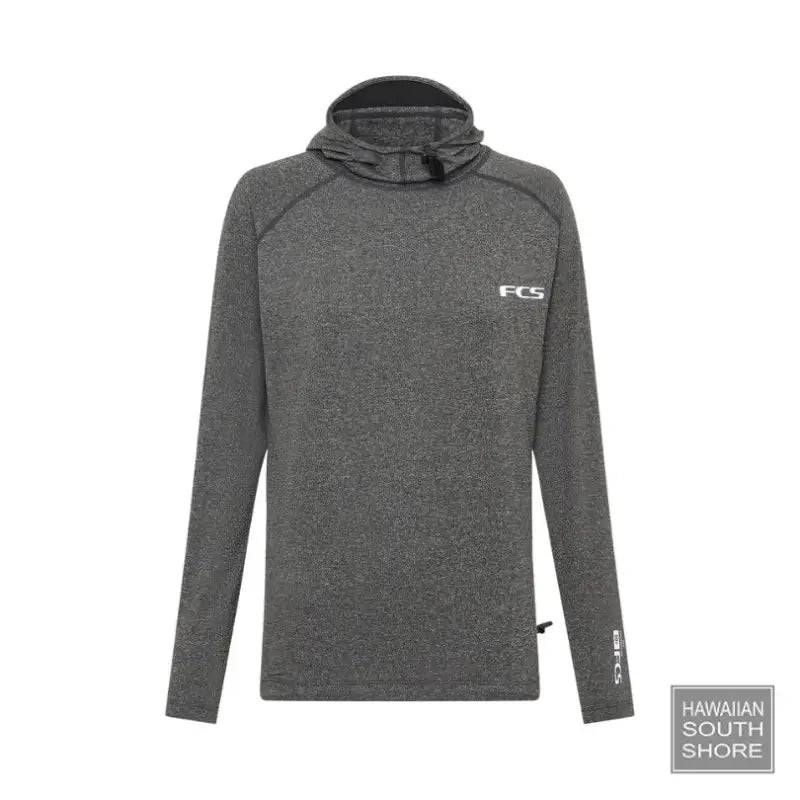 FCS Rashguard Hooded Long-sleeved Vest (Small-XXL) Grey - CLOTHING - [Surfboards Surf Shop and Clothing Boutique Honolulu]