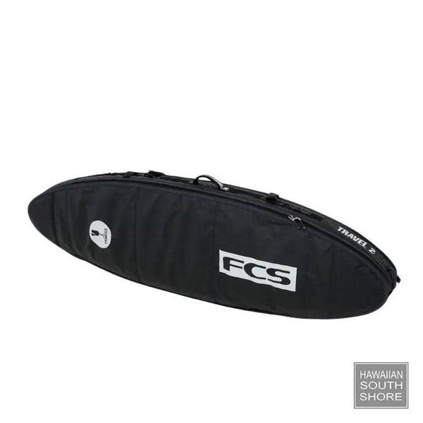 FCS Travel 2 All Purpose Surfboard Cover 6&#39;3/6&#39;7 Black Grey - SHOP SURF ACC. - [Surfboards Surf Shop and Clothing Boutique Honolulu]