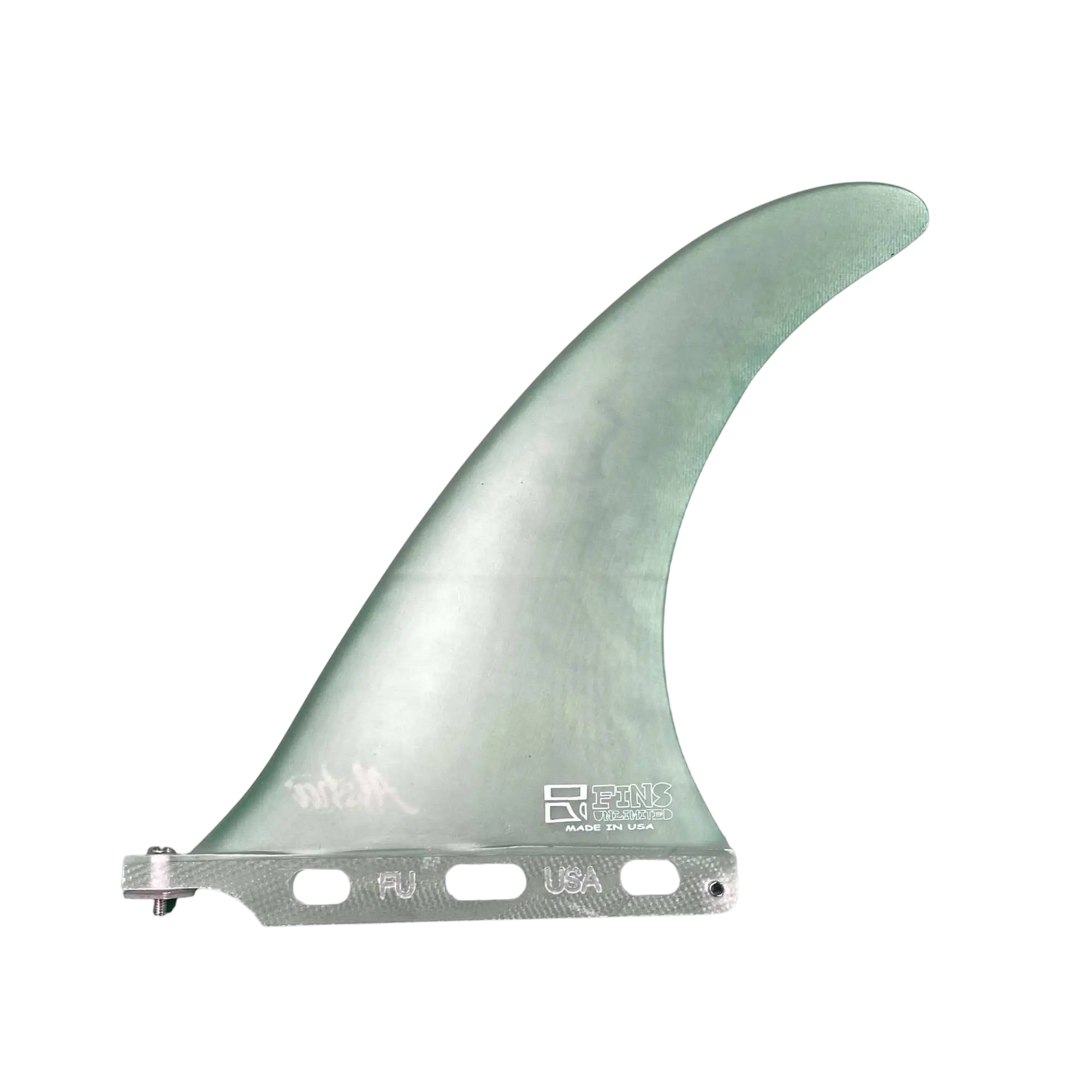 Fins Unlimited Kanoa Dahlin ALOHA Longboard Fin 9.0&quot; Clear Green Color - SHOP SURF ACC. - [Surfboards Surf Shop and Clothing Boutique Honolulu]