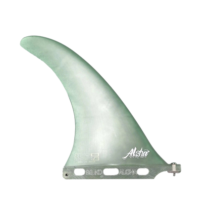 Fins Unlimited Kanoa Dahlin ALOHA Longboard Fin 9.0" Clear Green Color - SHOP SURF ACC. - [Surfboards Surf Shop and Clothing Boutique Honolulu]