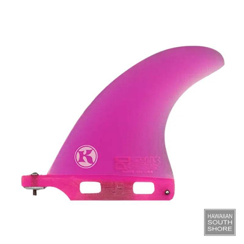 Fins Unlimited Kanoa Dahlin K2D2 Longboard Fin 4.75"/Pink Color - SHOP SURF ACC. - [Surfboards Surf Shop and Clothing Boutique Honolulu]