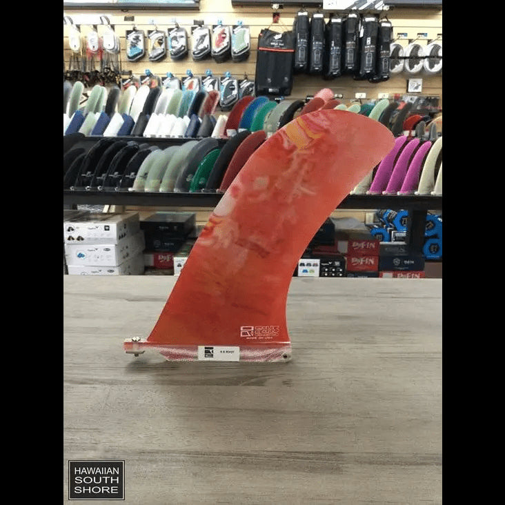 Fins Unlimited Pivot Longboard Fin Red Orange Yellow Marble - SHOP SURF ACC. - [Surfboards Surf Shop and Clothing Boutique Honolulu]