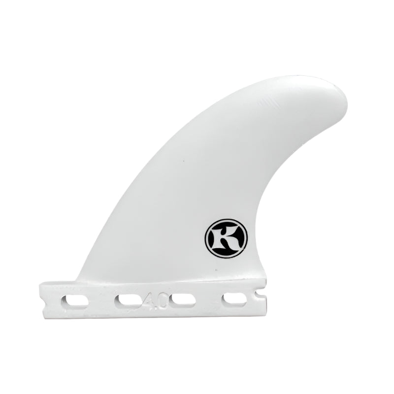 KANOA DAHLIN Side Bite 4.0" FUTURES Solid White - SHOP SURF ACC. - [Surfboards Surf Shop and Clothing Boutique Honolulu]