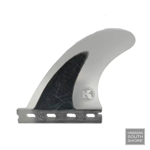 KANOA DAHLIN Side Bite 4.25&quot; FUTURES Solid 3 Clear Black - SHOP SURF ACC. - [Surfboards Surf Shop and Clothing Boutique Honolulu]