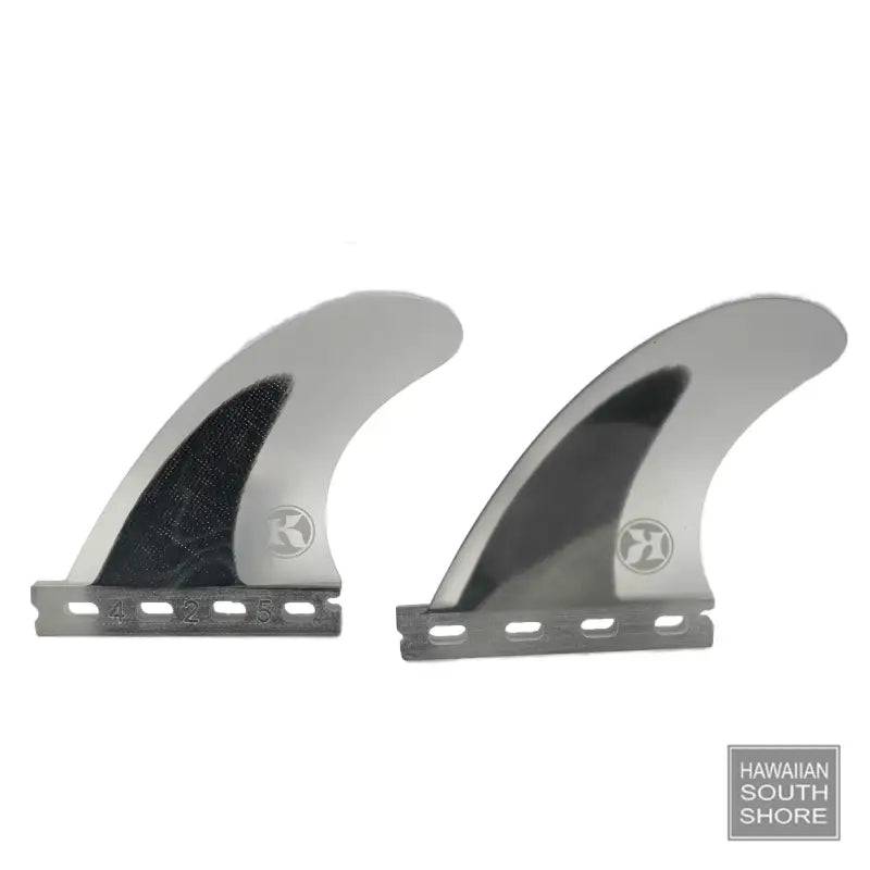 KANOA DAHLIN Side Bite 4.25&quot; FUTURES Solid 3 Clear Black - SHOP SURF ACC. - [Surfboards Surf Shop and Clothing Boutique Honolulu]