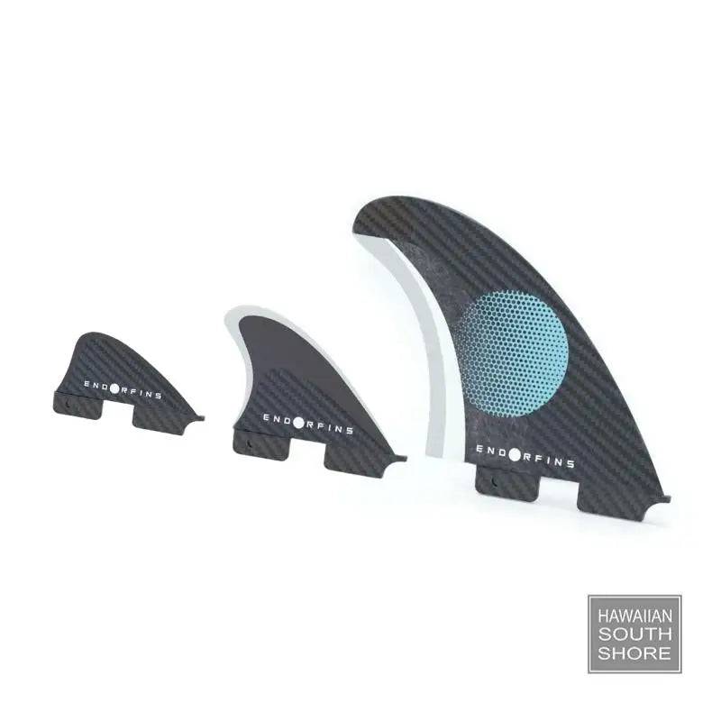 ENDORFINS KELLY SLATER TWIN+2 FCS2 Compatible Black Blue Color - SHOP SURF ACC. - [Surfboards Surf Shop and Clothing Boutique Honolulu]