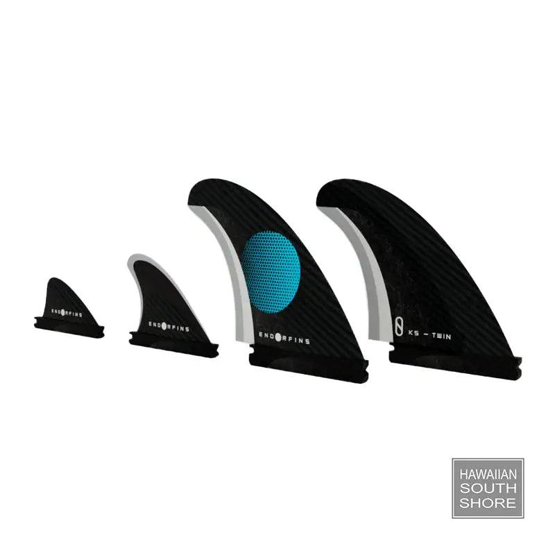 ENDORFINS KELLY SLATER TWIN+2 FUTURES Compatible Black Blue Color - SHOP SURF ACC. - [Surfboards Surf Shop and Clothing Boutique Honolulu]