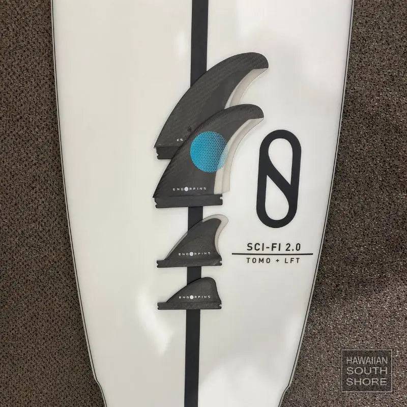 ENDORFINS KELLY SLATER TWIN+2 FUTURES Compatible Black Blue Color - SHOP SURF ACC. - [Surfboards Surf Shop and Clothing Boutique Honolulu]