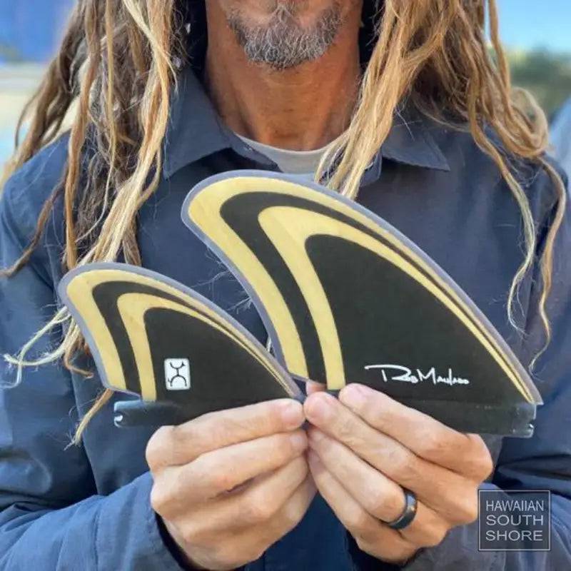 ROB MACHADO SEASIDE 4-Fin FCS2 Compatible Black Bamboo - SHOP SURF ACC. - [Surfboards Surf Shop and Clothing Boutique Honolulu]