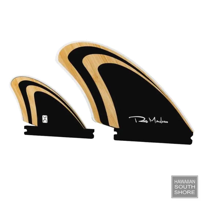 ROB MACHADO SEASIDE 4-Fin FUTURES Compatible Black Bamboo