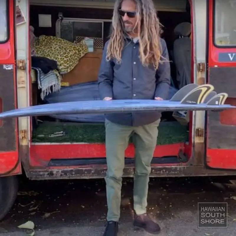 ROB MACHADO SEASIDE 4-Fin FUTURES Compatible Black Bamboo - SHOP SURF ACC. - [Surfboards Surf Shop and Clothing Boutique Honolulu]