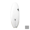 Helium 2 / 5’4 X 21 11/16 7/16 V34.6 White Rail Surfboards Surf Shop and Clothing Boutique Honolulu