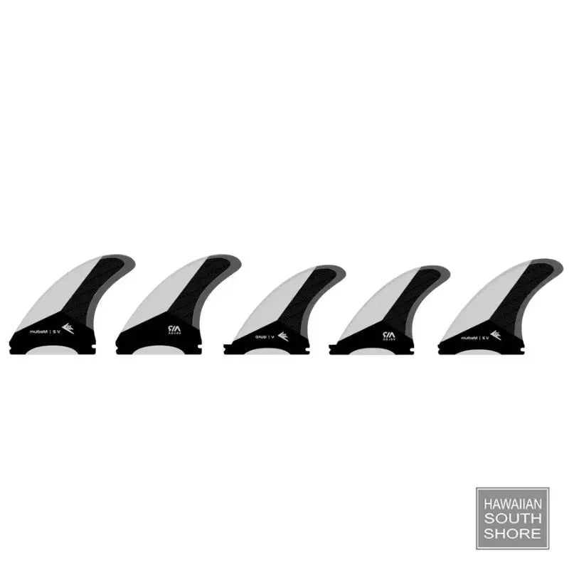 5 Fin Set / Medium - White Surfboard Fins Surf Shop and Clothing Boutique Honolulu