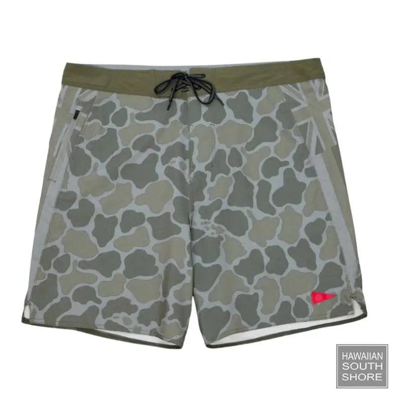 Florence Marine X Boardshorts F1 Pro Hawaii 24&quot;-38&quot;/Camo Burnt Olive - CLOTHING - [Surfboards Surf Shop and Clothing Boutique Honolulu]