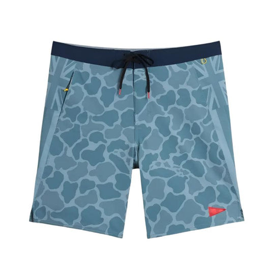 Florence Marine X Boardshorts F1 Pro Hawaii 26"-38"/ Light Sea Blue Camo - CLOTHING - [Surfboards Surf Shop and Clothing Boutique Honolulu]