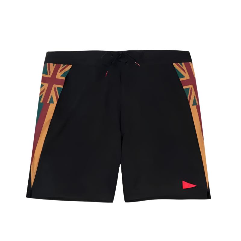 Florence Marine X Boardshorts Pro Hawaii 30"-36"/Black Multi - CLOTHING - [Surfboards Surf Shop and Clothing Boutique Honolulu]