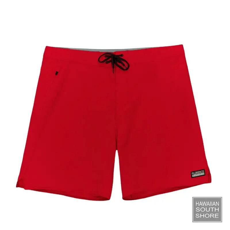 Florence Marine X Boardshorts Standard Issue 24&quot;-38&quot;/Racing Red - CLOTHING - [Surfboards Surf Shop and Clothing Boutique Honolulu]