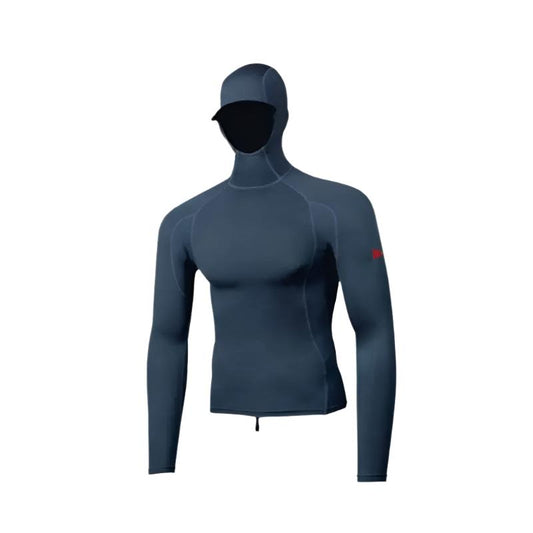 Florence Marine X Hooded Rash guard MARINE Small-Large Dark Navy - CLOTHING - [Surfboards Surf Shop and Clothing Boutique Honolulu]