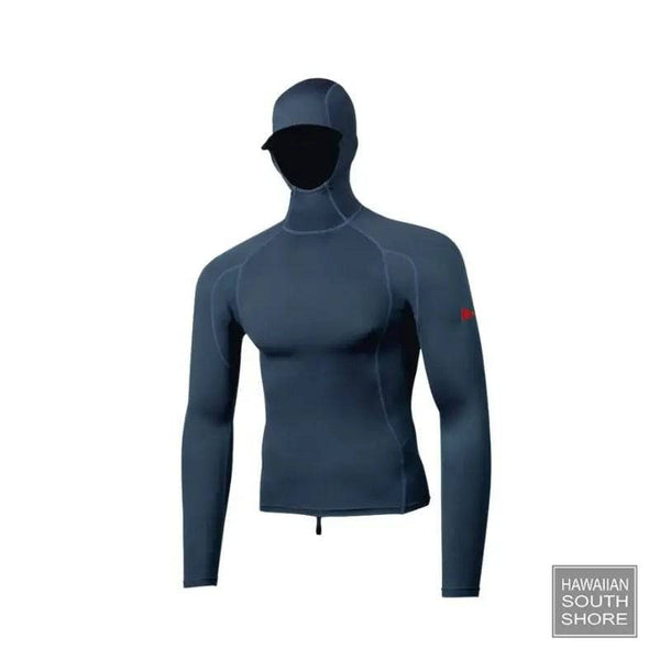 Florence Marine X Hooded Rash guard MARINE Small-Large Dark Navy - CLOTHING - [Surfboards Surf Shop and Clothing Boutique Honolulu]