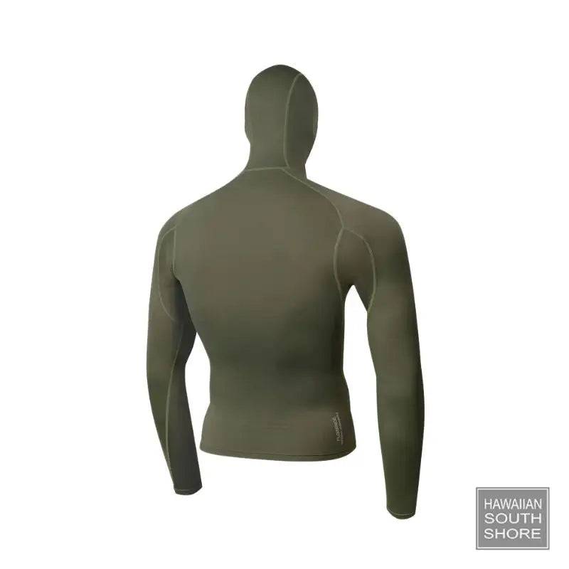 Florence Marine X Hooded Rash Guard Small-Large Thyme - CLOTHING - [Surfboards Surf Shop and Clothing Boutique Honolulu]