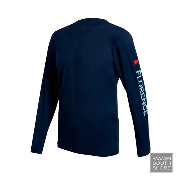 Florence Marine X Long Sleeve Shirt Sun Pro Logo UPF (Small-XXLarge) Dark Navy -  - [Surfboards Surf Shop and Clothing Boutique Honolulu]