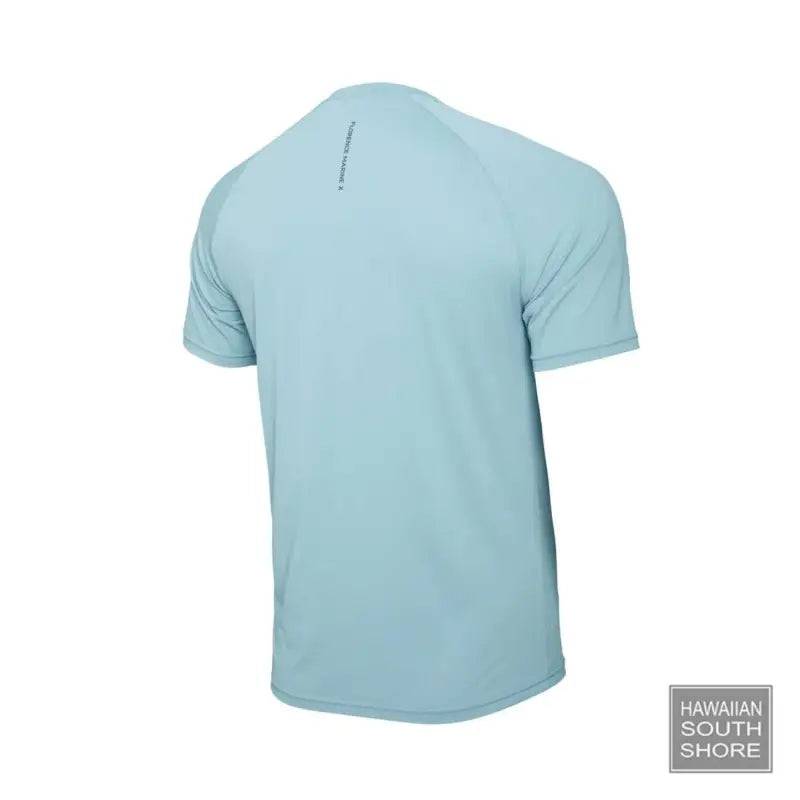 Florence Marine X Rashguard Airtex UPF Short Sleeve Small-XLarge Steel Blue -  - [Surfboards Surf Shop and Clothing Boutique Honolulu]