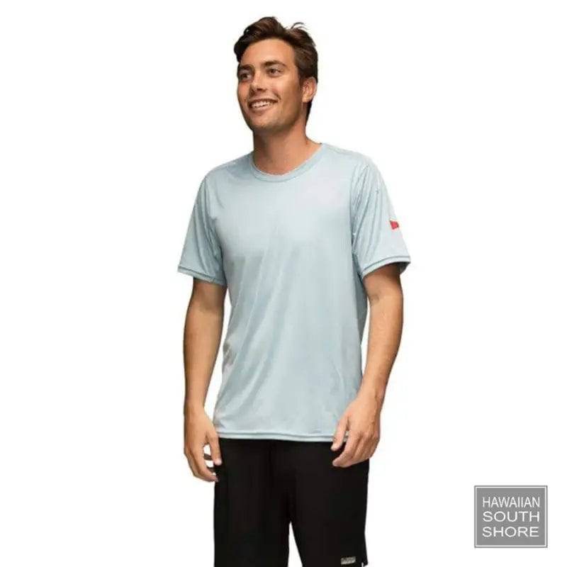 Florence Marine X Rashguard Airtex UPF Short Sleeve Small-XLarge Steel Blue -  - [Surfboards Surf Shop and Clothing Boutique Honolulu]