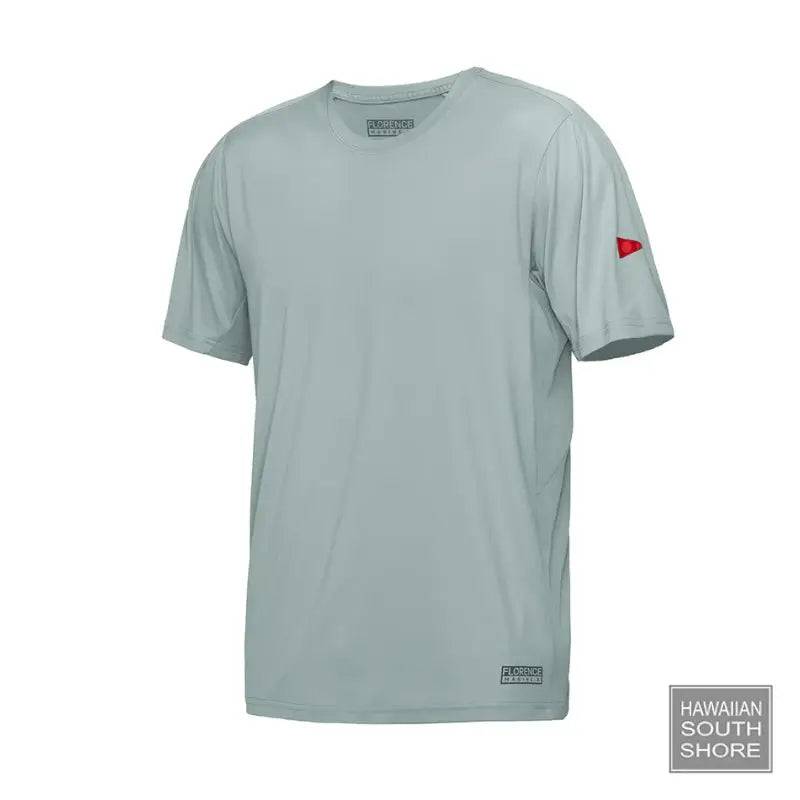 Florence Marine X Rashguard Sun Pro UPF Short Sleeve Medium-XLarge Light Grey -  - [Surfboards Surf Shop and Clothing Boutique Honolulu]