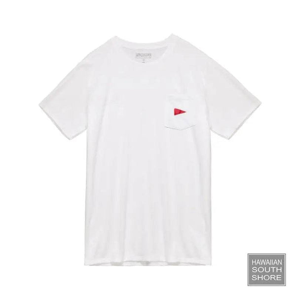 Florence Marine X T-Shirt BURGEE RECOVER POCKET Small-XLarge White - CLOTHING - [Surfboards Surf Shop and Clothing Boutique Honolulu]