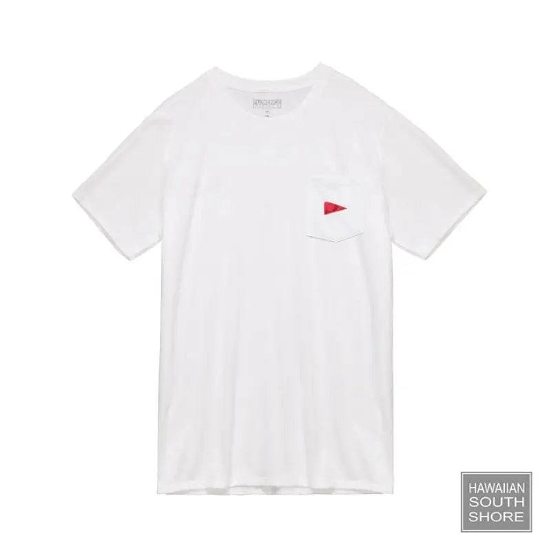 Florence Marine X T-Shirt BURGEE RECOVER POCKET Small-XLarge White - CLOTHING - [Surfboards Surf Shop and Clothing Boutique Honolulu]