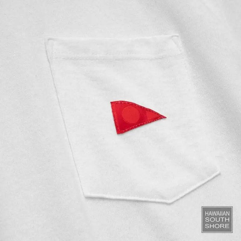 Florence Marine X T-Shirt BURGEE RECOVER POCKET Small-XLarge White - CLOTHING - [Surfboards Surf Shop and Clothing Boutique Honolulu]