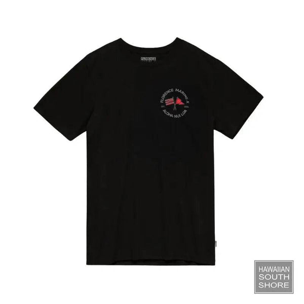 Florence Marine X T-Shirt NUI LOA ORGANIC Black - CLOTHING - [Surfboards Surf Shop and Clothing Boutique Honolulu]