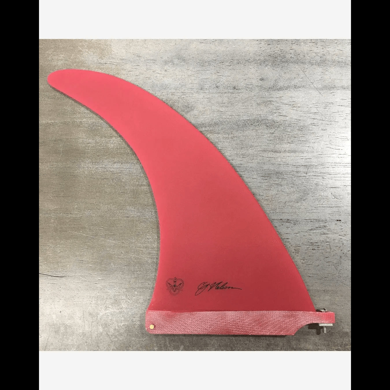 CJ Nelson INVOLVEMENT Longboard Fin 9.0"-10.5"/Red Color - SHOP SURF ACC. - [Surfboards Surf Shop and Clothing Boutique Honolulu]