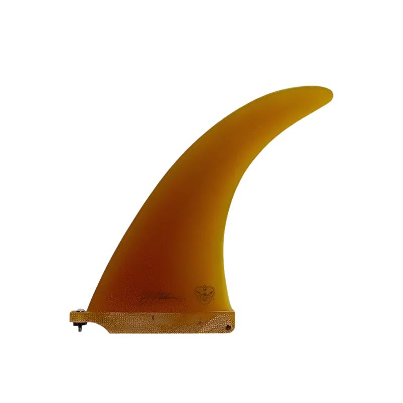 CJ Nelson INVOLVEMENT Longboard Fin Fiberglass 9.0&quot;-10.5&quot;/Amber Color - SHOP SURF ACC. - [Surfboards Surf Shop and Clothing Boutique Honolulu]