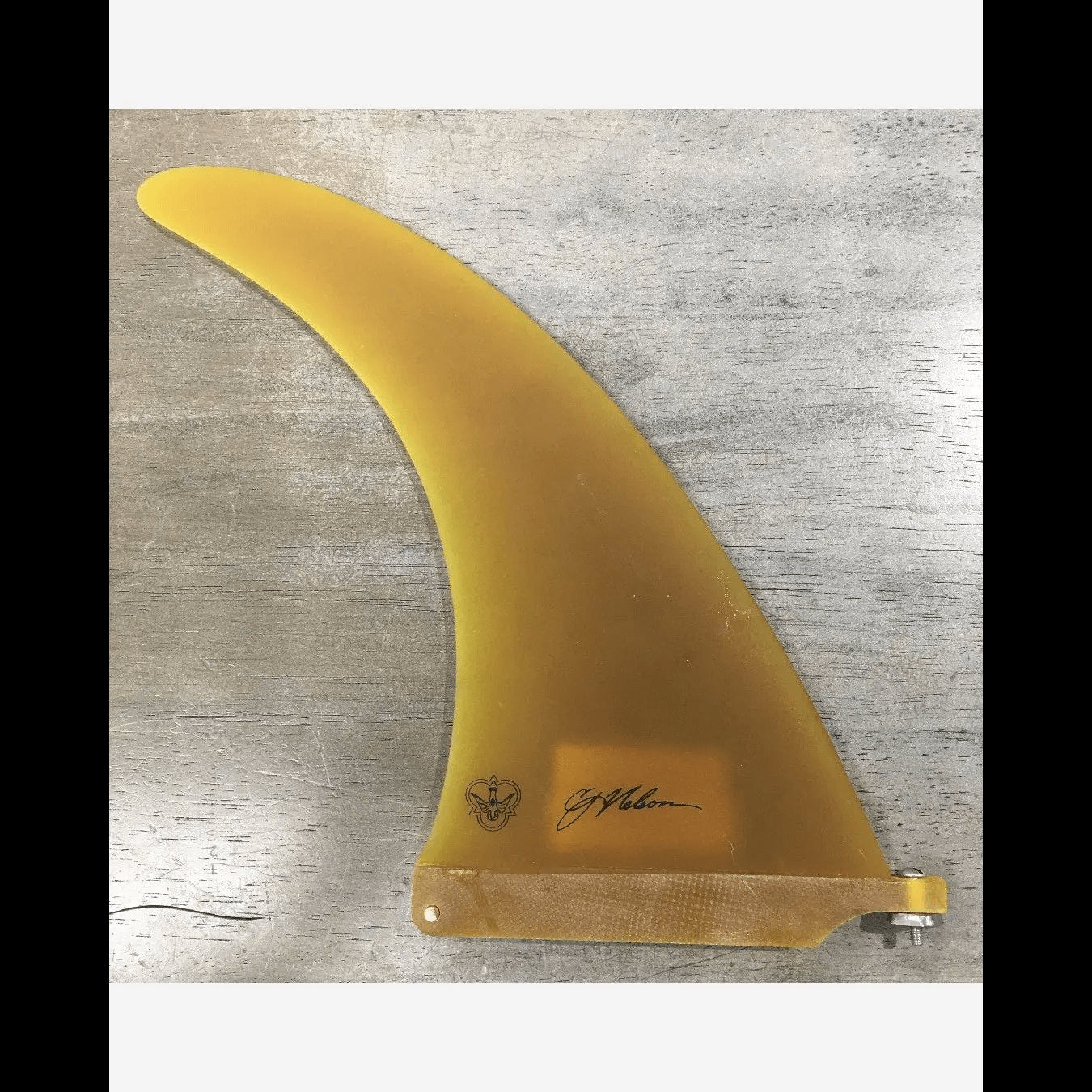 CJ Nelson INVOLVEMENT Longboard Fin Fiberglass 9.0"-10.5"/Amber Color - SHOP SURF ACC. - [Surfboards Surf Shop and Clothing Boutique Honolulu]