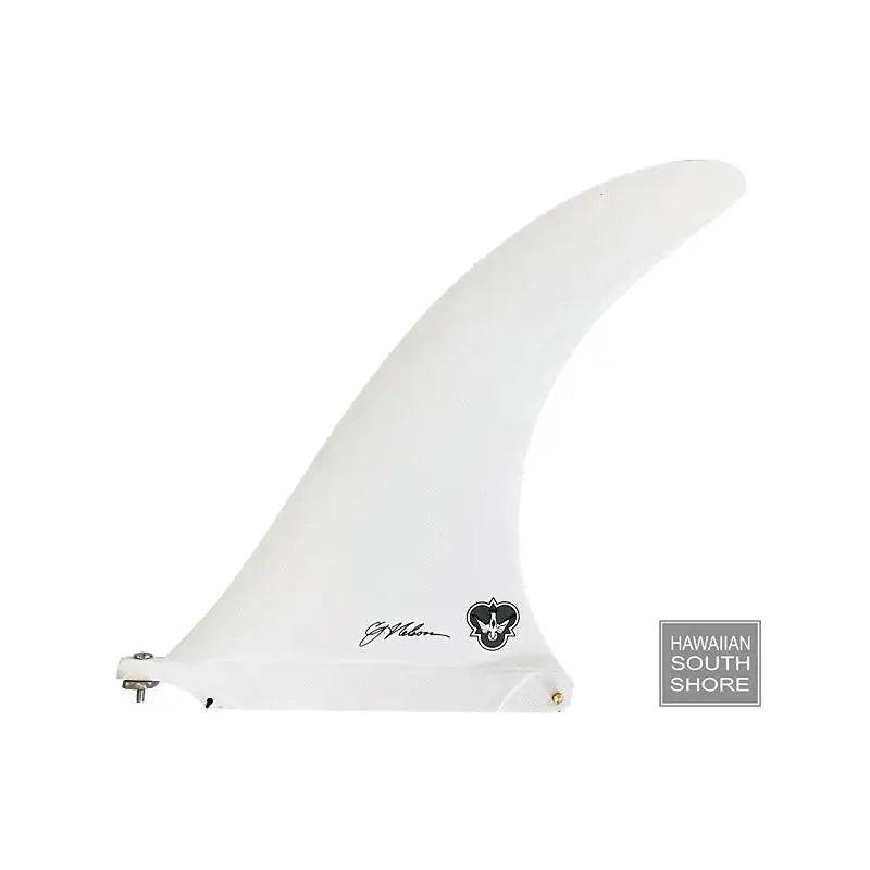 CJ Nelson POWER FLEX 9.5"-10"/Longboard Fin Fiberglass White Color - SHOP SURF ACC. - [Surfboards Surf Shop and Clothing Boutique Honolulu]