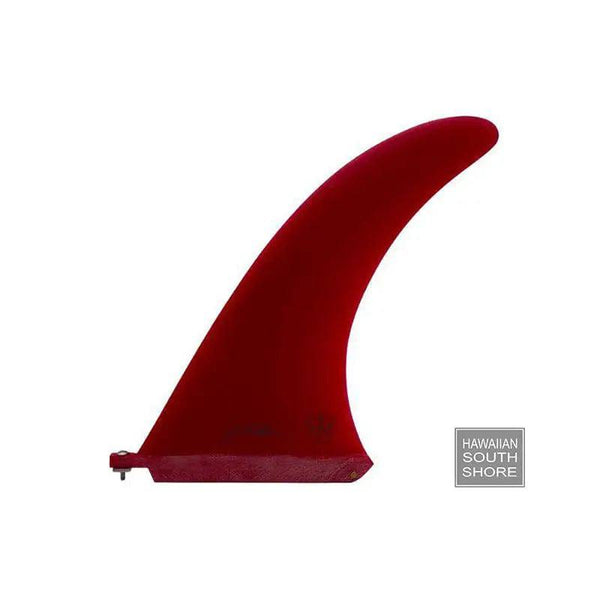 CJ Nelson POWER FLEX Longboard Fin Fiberglass 9.5&quot;-10.5&quot; Red Color - SHOP SURF ACC. - [Surfboards Surf Shop and Clothing Boutique Honolulu]