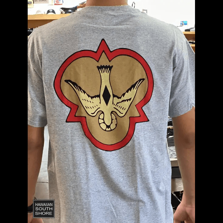 Flying Diamond T-Shirt LOGO TEE Medium Grey Color - CLOTHING - [Surfboards Surf Shop and Clothing Boutique Honolulu]