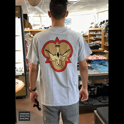 Flying Diamond T-Shirt LOGO TEE Medium Grey Color - CLOTHING - [Surfboards Surf Shop and Clothing Boutique Honolulu]