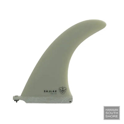 Kai Sallas KELIS Longboard Fin Fiberglass 8.5"-10" White Color - SHOP SURF ACC. - [Surfboards Surf Shop and Clothing Boutique Honolulu]