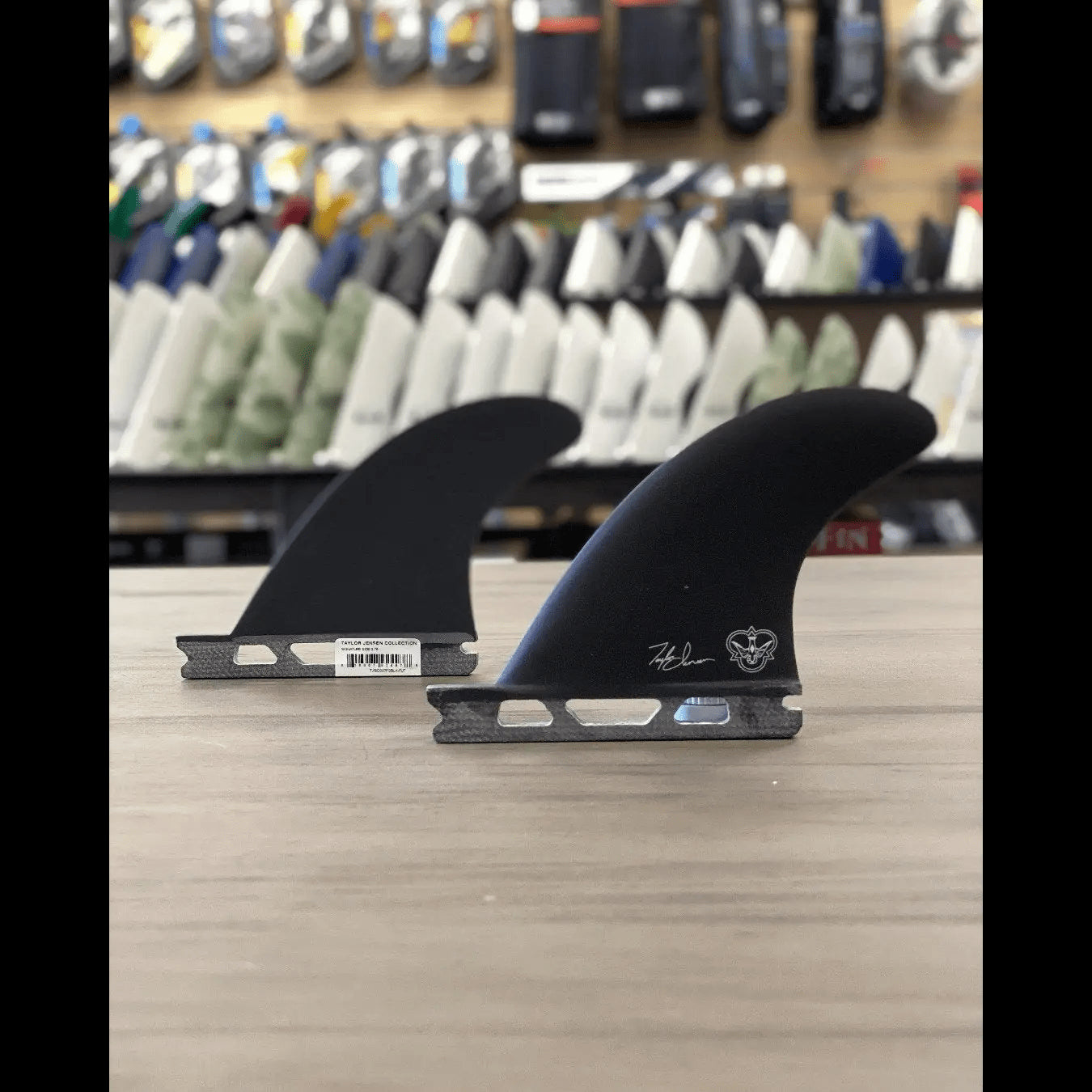 TAYLOR JENSEN EDGE SIDES Side Bite FUTURES 3.75"-4.25" Black Color - SHOP SURF ACC. - [Surfboards Surf Shop and Clothing Boutique Honolulu]