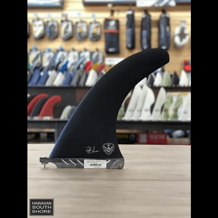 TAYLOR JENSEN Power Drive Longboard Fin Fiberglass 8.0"-11.0" Black Color - SHOP SURF ACC. - [Surfboards Surf Shop and Clothing Boutique Honolulu]