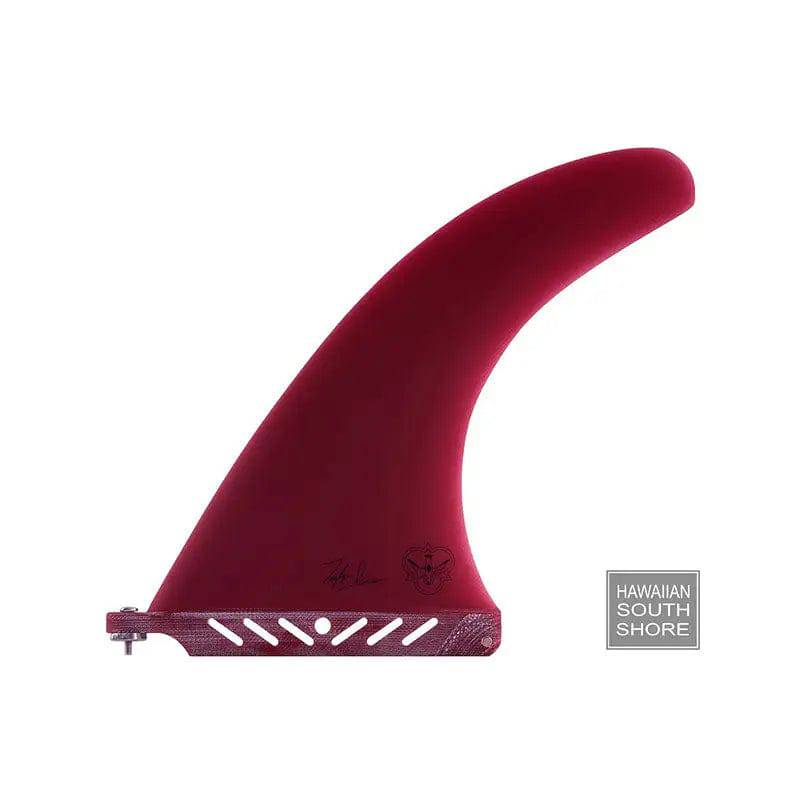 TAYLOR JENSEN Power Drive Longboard Fin Fiberglass 8&quot;-11&quot;/Red Color - SHOP SURF ACC. - [Surfboards Surf Shop and Clothing Boutique Honolulu]