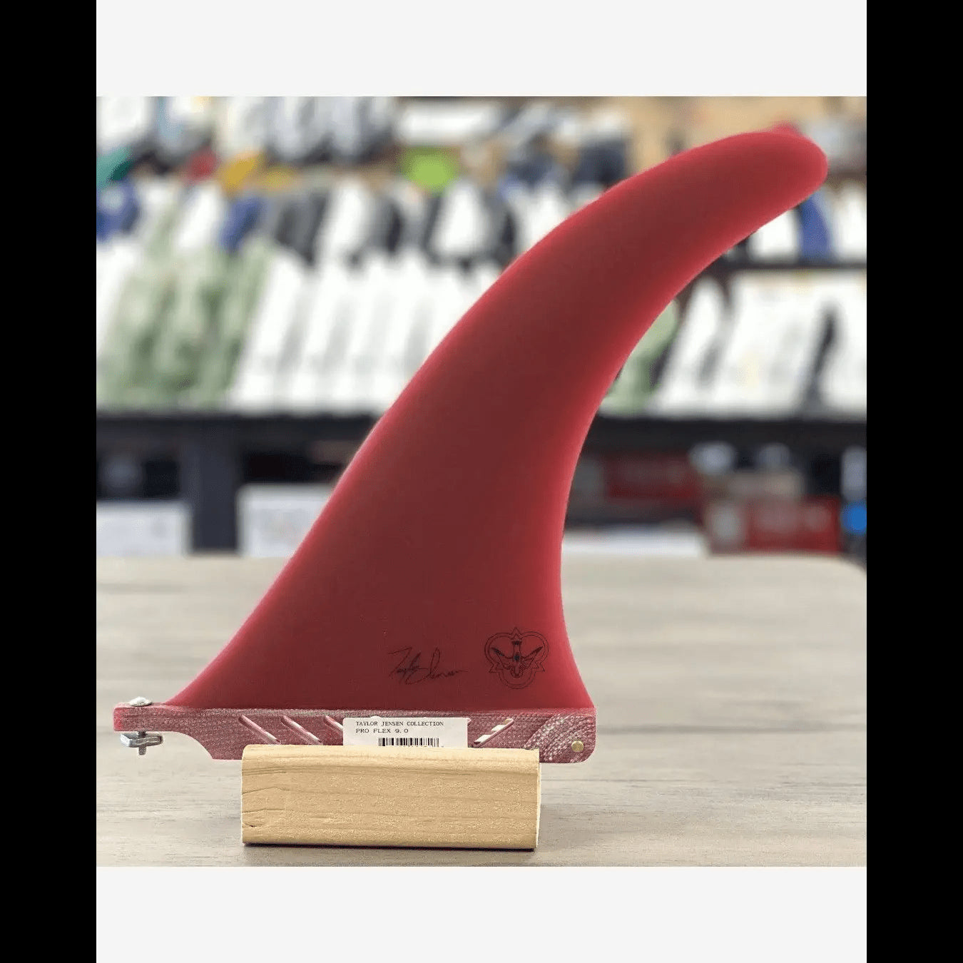 TAYLOR JENSEN Pro Flex Longboard Fin Fiberglass 7.0"-10"/Red Color - SHOP SURF ACC. - [Surfboards Surf Shop and Clothing Boutique Honolulu]